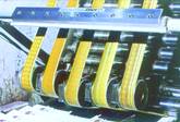 Staic eliminating ions keep belts on a stacker "static free'to prevent jamming